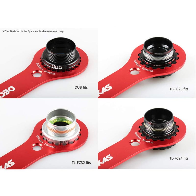 DECKAS Bicycle Multifunctional BB Wrench Bottom Bracket Tool - Image 2